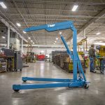 Floor Crane – Foldable Hydraulic Shop Crane